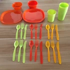 kitchenware 36 pcs plastic picnic set dinnerware set