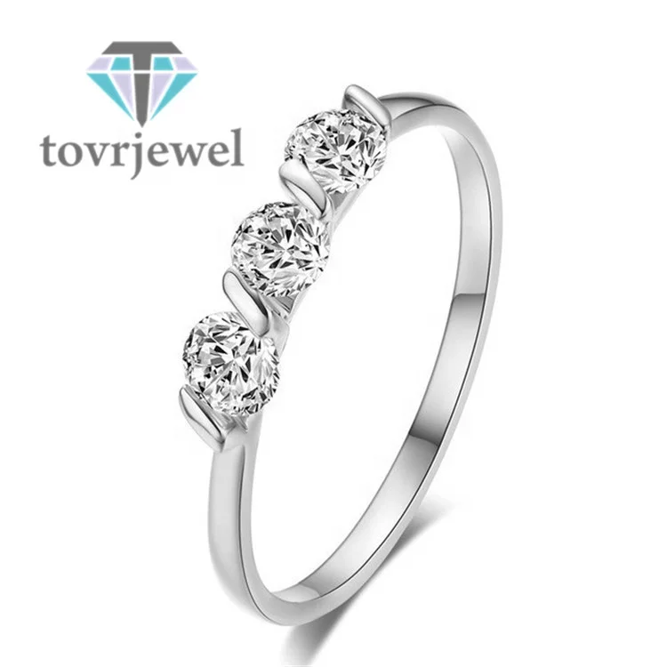 Brand Fashion Austrian Concise Crystal Ring 3pcs Round Silver Color Wedding Ring
Brand Fashion Austrian Concise Crystal Ring 3pcs Round Silver Color Wedding Ring