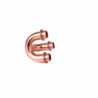 Tee Connection 3 Way Refrigeration Connector Fitting Plumbing Copper Fitting