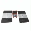 Movable weigh bridge weigh load cell pads
