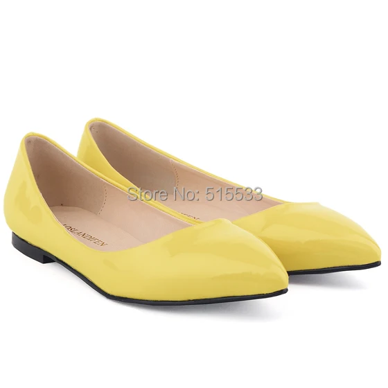 cheap yellow flats