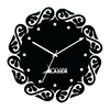cut design clock design acrylic 4mm thick contemporary plexiglass engraved laser cut wall clock for decoration