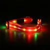 Amazon Hot Selling Waterproof PVC LED Dog Collar With Replaceable Battery