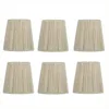Factory Price Beautiful Design Hand Made String Pleats Retro Drum Clip On Chandelier Lamp Shade Cover For Wholesale