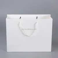 new thick 250grams custom gift coated paper bag with logo print