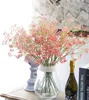Yiyun Wholesale White Real Touch Plastic Glue Gypsophila Flowers Artificial Babys Breath For Home Vase Table Decoration
