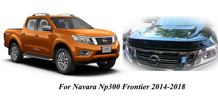 black decoration bonnet guard bonnet protector for navara np300