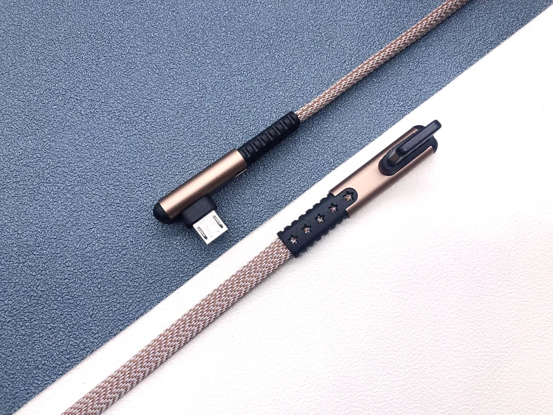 iHaitun 90 degree type C USB cable Fast Charging Right Angle USB C Cable for Mobile Game - ANKUX.COM