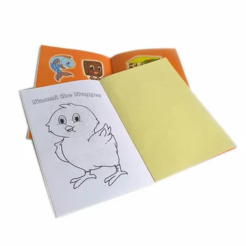 customized coloring printing hardcover short english story book