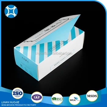 cardboard box packing promotional baby adult dry tissue.
