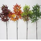 Fall colored artificial maple leaf house party banquet decor art multi-use maple Leaf artificial maple tree branches and leaves
