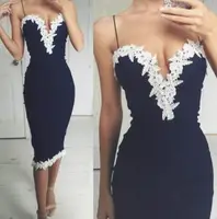 Navy blue fitted dress Lace Split Back Sheath Dress V Neck Lace Bodycon Bandage Party Mid Calf Dress
Navy blue fitted dress Lace Split Back Sheath Dress V Neck Lace Bodycon Bandage Party Mid Calf Dress