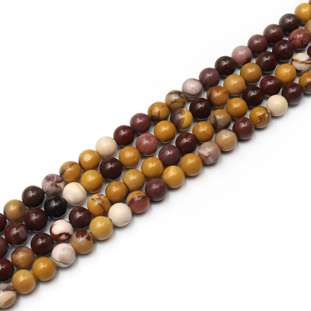 

Natural Egg Yolk Loose Beads Colorful Stone DIY Bracelet Accessories Wholesale Beads Round Colored Beads Jewelry Making
