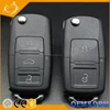 Factory Wholesale Car Accessory Flip Folding Replace Remote Car Key Case Shell Fob For Vw Jetta Golf Passat Beetle Polo