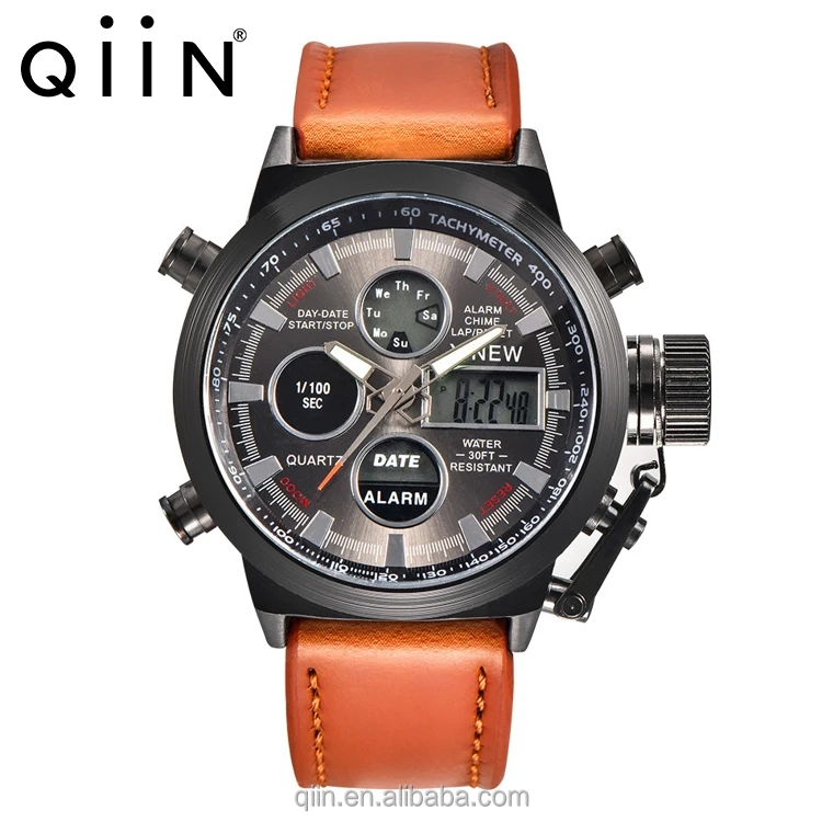 Multifunctional dual time waterproof digital man watch with alarm stop watch luminous back light
Multifunctional dual time waterproof digital man watch with alarm stop watch luminous back light