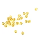 Best Selling 8mm Golden Peach Color Bicone Glass Beads Strands Charms Beads for Clothes