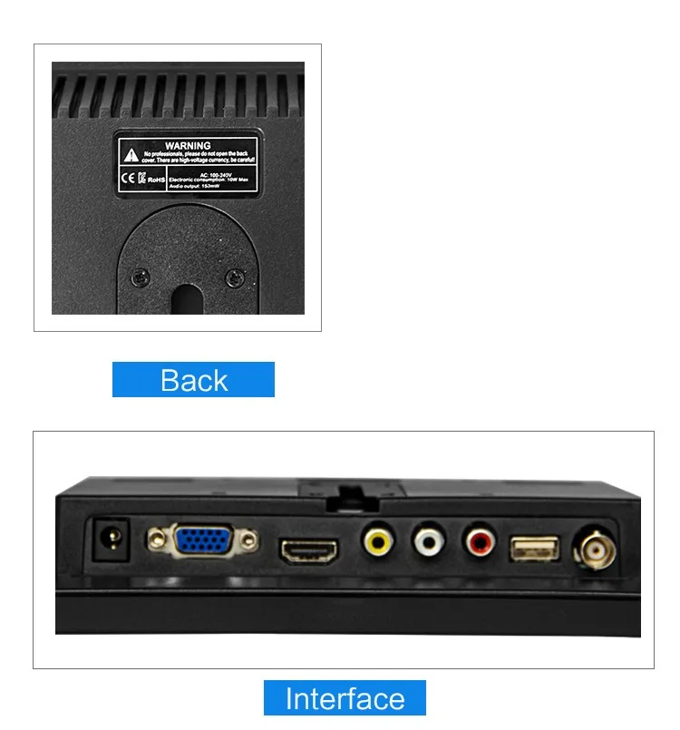 Square Screen 12 Volt Dc 8inch Small Size Pc Lcd Monitor With Av Input Buy Lcd Monitor With Av