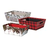 Wholesale Large cardboard hamper gift basket market trays