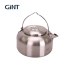 GINT 1.0L camping double wall stainless steel water kettle for outdoor use