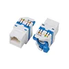 XL-206016 Toolless installation cat6 keystone jack rj45 cat6 for Patch panel wall panel 10 pack