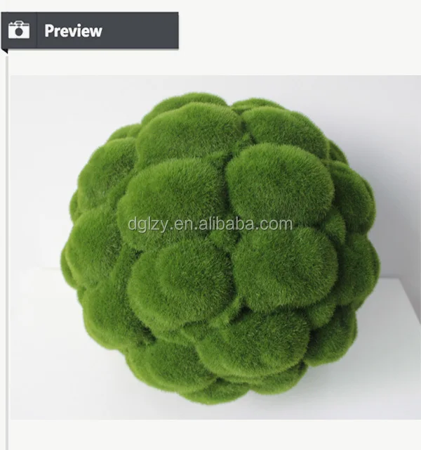 greenery natural moss balls decorative artificial moss balls
