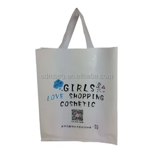 bsci recyclable customized gift bag transparent pp plastic bag