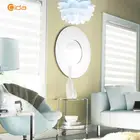 Electric blackout sunshine net blinds zebra scenery curtain blinds for office use