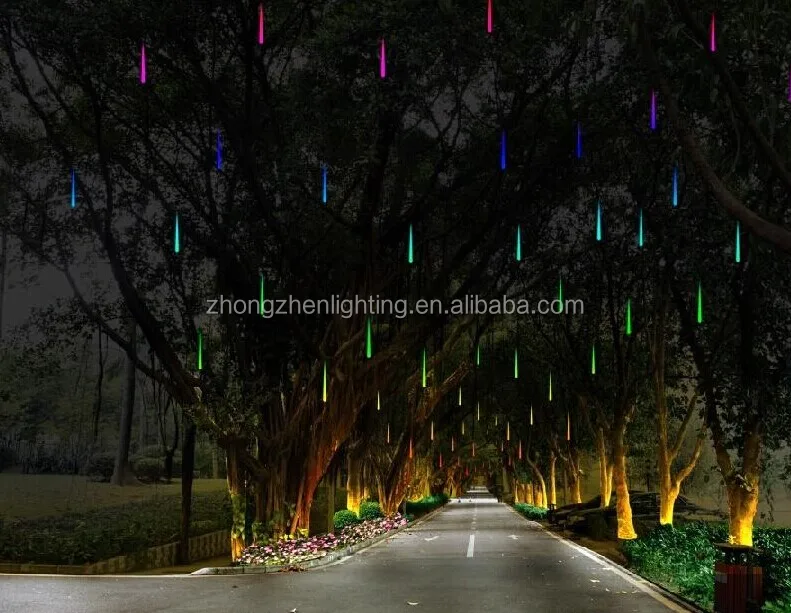 DC 12V dmx led meteor tube light rgb