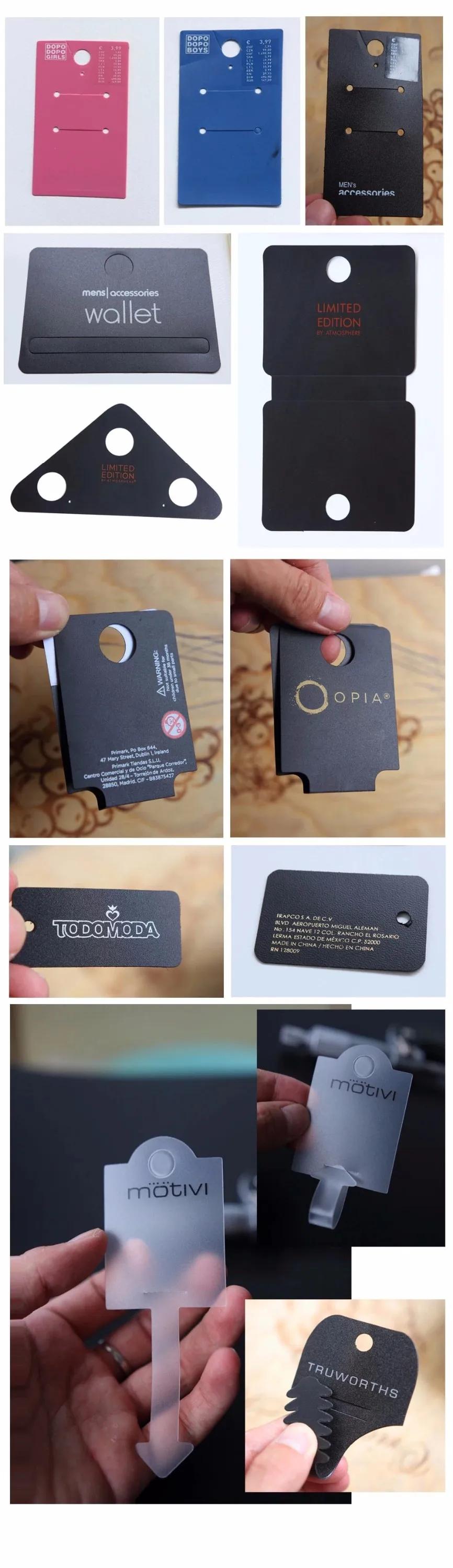 Custom Printing Multiplication Plastic Flash Cards