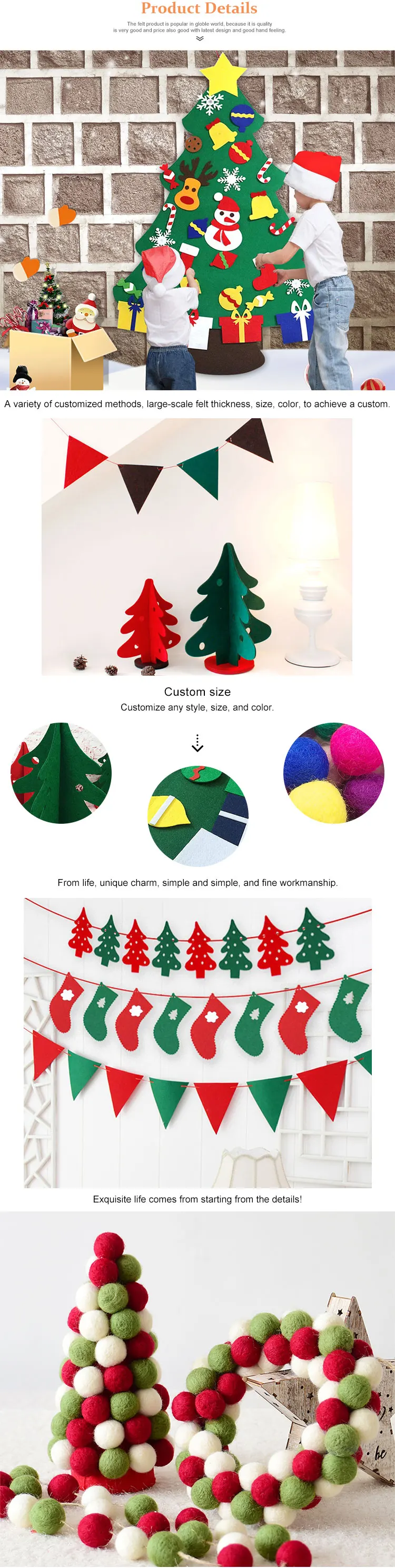 Eco Friendly Grinch Felt Christmas Tree Dress Sale Buy Christmas