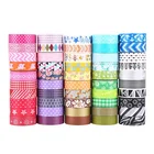 Philippines Decorative Tape Color Golden Printed Custom Printing Adhesive Washi Paper Tape