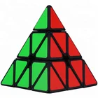 Wholesale 3D puzzle pyramid toy gift rubixcube sticker magic triangle cube