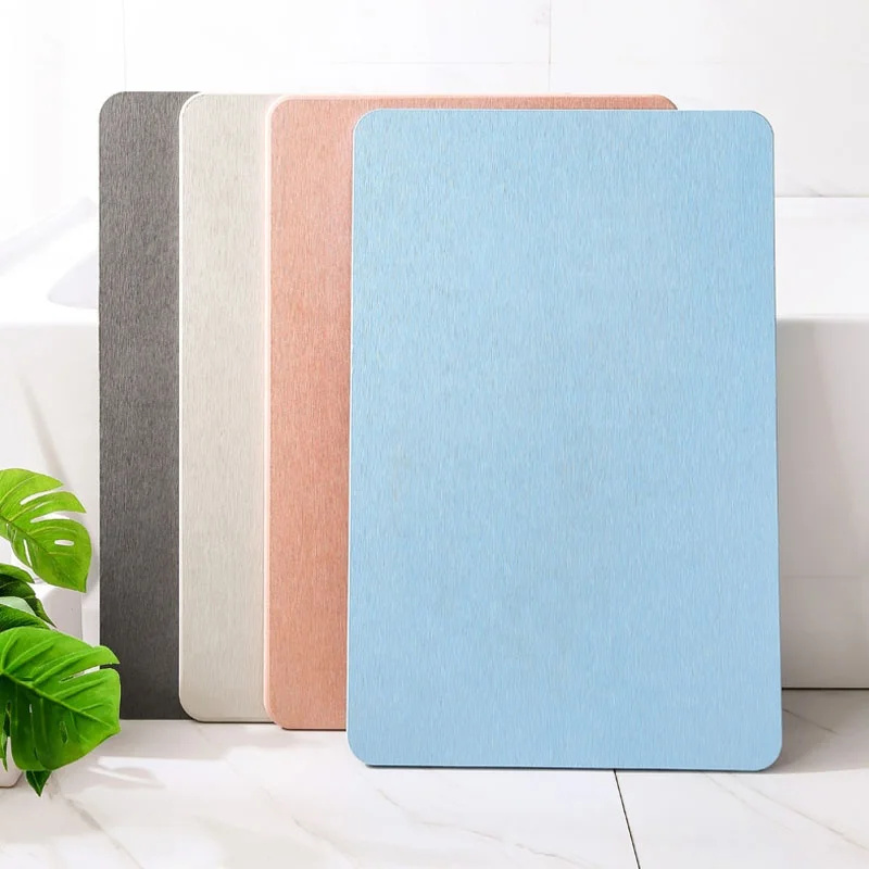 New Bathroom Fashion Japanese Diatomite Absorbent Bath Mat, Pink, blue, white, green, gray, brown
New Bathroom Fashion Japanese Diatomite Absorbent Bath Mat, Pink, blue, white, green, gray, brown