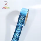 Custom holographic waterproof label sticker printing roll