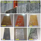Exterior aluminum laser cut decorative facade panels for construction