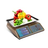 commercial digital price computing scale with printer 25 kg 50kg