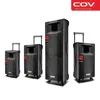 Rechargeable portable dj 1000w active speaker full rang bass speaker