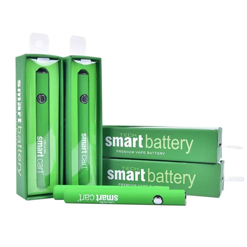 2019 Hot SmartCart Battery 380mAh Preheat Variable Voltage Vape Pen Battery Smart Carts Bottom Charging Vaporize For Thick Oil, Green
2019 Hot SmartCart Battery 380mAh Preheat Variable Voltage Vape Pen Battery Smart Carts Bottom Charging Vaporize For Thick Oil, Green