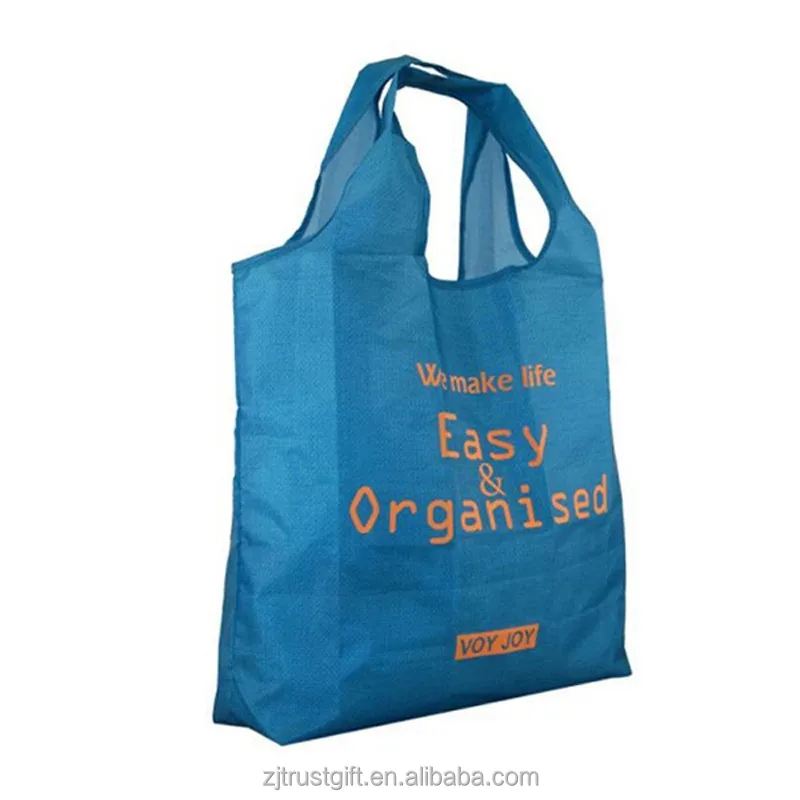 Customize recycled foldable promotional shopping bag