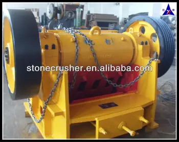 sanbao jaw crusher PE250X1000 with single toggle plate , fixed jaw plate, frame, movable,eccentrice shaft, toggle seat