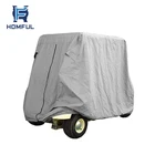 Homful Golf Cart Rain Cover Light Gray Enclosures Golf Cart Cart Cover