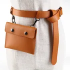 hot selling fashionable 100% Pu woman belt leather waist bag