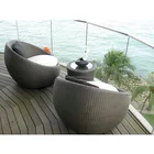 Rattan sofa set wicker bamboo luxury outdoor furniture garden outdoor hotel furniture