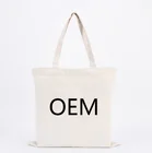 Top quality customized shopping drawstring organic cotton bag