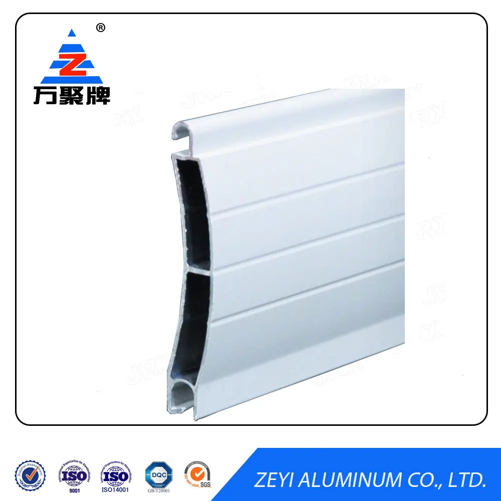 Colorful OEM aluminum extrusion profile for rolling shutter door