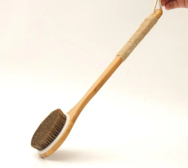 Natural Horsehair Dry Skin Body Brush Remove Dead Skin Brush with Bamboo Handle SPA Massage, 2 colors
Natural Horsehair Dry Skin Body Brush Remove Dead Skin Brush with Bamboo Handle SPA Massage, 2 colors