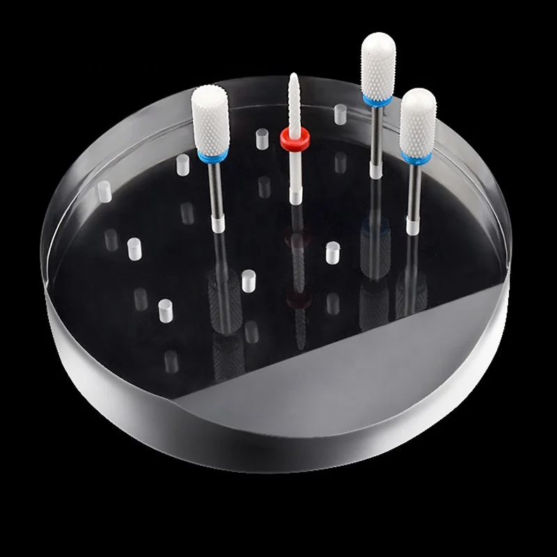 Misscheering Transparent Acrylic Nail Drill Bits Holder 12 Holes Exhibition Stand Display, Transparent/clear
Misscheering Transparent Acrylic Nail Drill Bits Holder 12 Holes Exhibition Stand Display, Transparent/clear