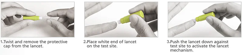 soft touch safety blood lancet