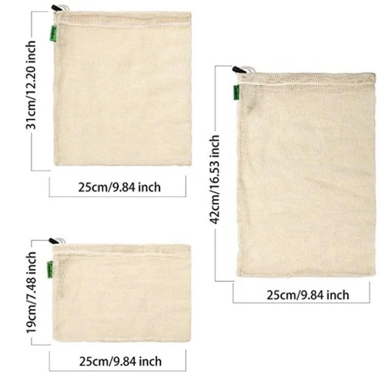 Eco friendly cotton shopping bag mesh net drawstring foldable tote shopping bags 
Eco friendly cotton shopping bag mesh net drawstring foldable tote shopping bags