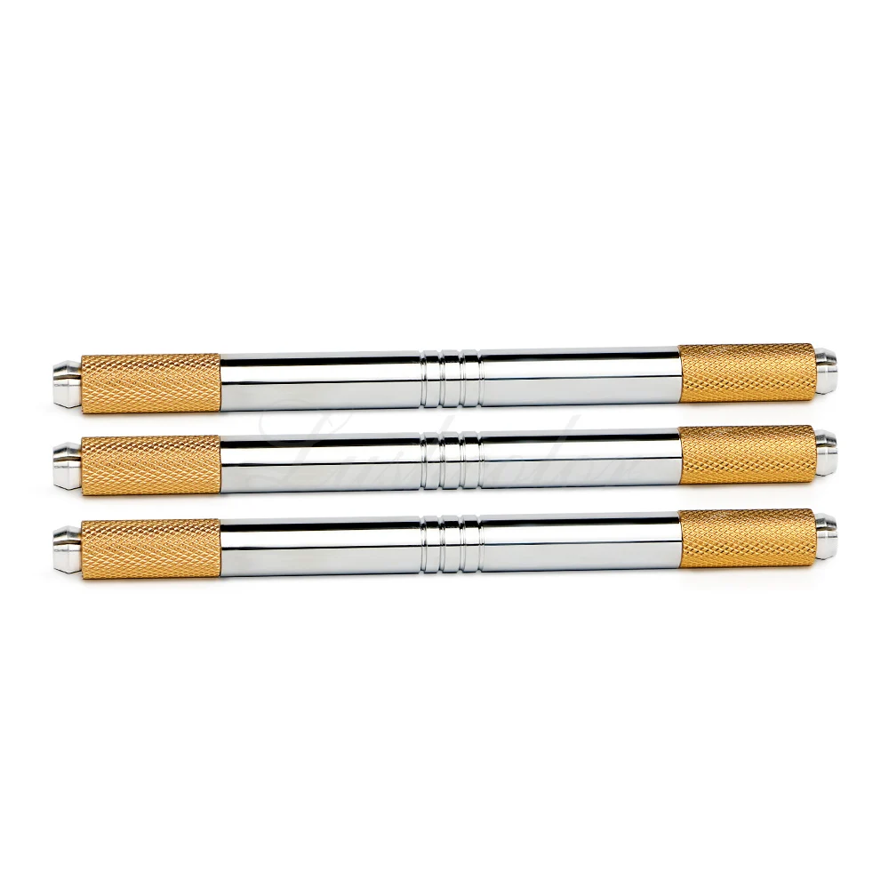 Hot Sale Professional Permanent Makeup Double-headed Eyebrow Pencil Manual Pen Micro Blade, Gold & silver
Hot Sale Professional Permanent Makeup Double-headed Eyebrow Pencil Manual Pen Micro Blade, Gold & silver